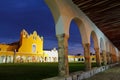 Convent of Izamal located east from the city of Merida at the Yucatan Peninsula, Mexico I Royalty Free Stock Photo