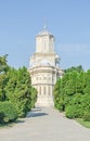 The monastery Curtea de Arges, orthodox church, outdoor courtyard. Royalty Free Stock Photo