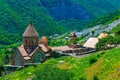 Monastery of Dadivank, a historic building in the mountains. - Artsakh, Armenia   very high quality 6k Royalty Free Stock Photo