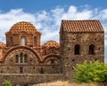 Monastery of Demetrius of Thessaloniki, located in the famous archaeological site of Mystras in Peloponnese, Greece (1) Royalty Free Stock Photo