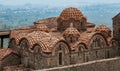 Monastery of Demetrius of Thessaloniki, located in the famous archaeological site of Mystras in Peloponnese, Greece Royalty Free Stock Photo