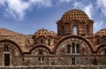 Monastery of Demetrius of Thessaloniki, located in the famous archaeological site of Mystras in Peloponnese, Greece Royalty Free Stock Photo