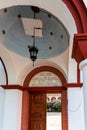 Monastery of Dormition of Holy Mary, Panagia Evrou, Orthodox Monastery, Makri Evros Greece, catholic church in Byzantine style Royalty Free Stock Photo