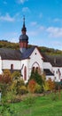 Monastery Ebersbach in autumn Royalty Free Stock Photo