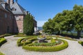 Hohenburg Monastery on Mont Sainte-Odile near Ottrott. Alsace region in France Royalty Free Stock Photo