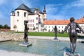 Monastery gardens, Litomysl, (UNESCO), Czech republic, Europe Royalty Free Stock Photo