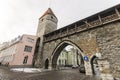 Monastery Gate in Tallinn, Estonia Royalty Free Stock Photo