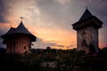 Monastery GURA HUMORULUI, ROMANIA Royalty Free Stock Photo