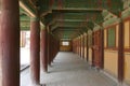 Monastery hallway Royalty Free Stock Photo