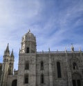 Monastery of the hieronymites in lisbon Royalty Free Stock Photo