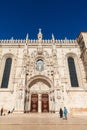 The Monastery of the Hieronymites stands at the entrance of Lisbon harbor. Royalty Free Stock Photo