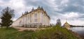 Monastery on island of lake Seliger, Russia Royalty Free Stock Photo