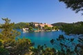Monastery at island Mljet in Croatia Royalty Free Stock Photo