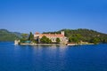 Monastery at island Mljet in Croatia Royalty Free Stock Photo