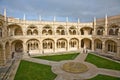 Monastery Jeronimos in Belem, near Lisbon, famous monastery in P Royalty Free Stock Photo