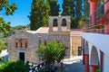 Monastery Kera Kardiotissa in the mountains of Crete. Royalty Free Stock Photo