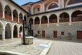 Monastery Kykkos in Cyprus, Troodos mountains. Royalty Free Stock Photo