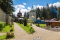 Monastery in Manyava village Royalty Free Stock Photo