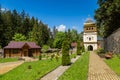 Monastery in Manyava village Royalty Free Stock Photo