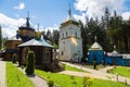 Monastery in Manyava village Royalty Free Stock Photo