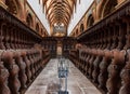 Monastery. Medieval monastery. Choir in the monastery. A dedicated place for the choir in the monastery Royalty Free Stock Photo