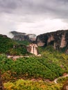 Monastery in Meteora Greece Royalty Free Stock Photo