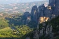 Monastery in Meteora landscape, Kalambaka, Greece