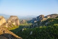 Monastery in Meteora landscape, Kalambaka, Greece