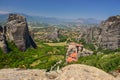 Monastery in MetÃÂ©ora Royalty Free Stock Photo