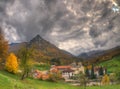 Monastery Mileseva, Western Serbia - autumn picture Royalty Free Stock Photo