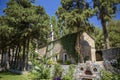 Monastery of Mother Mary Vidiani in the mountains of Crete. Greece Royalty Free Stock Photo