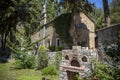 Monastery of Mother Mary Vidiani in the mountains of Crete Royalty Free Stock Photo