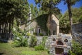 Monastery of Mother Mary Vidiani in the mountains of Crete Royalty Free Stock Photo