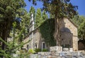 Monastery of Mother Mary Vidiani in the mountains of Crete. Royalty Free Stock Photo