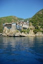 Monastery in Mount Athos Royalty Free Stock Photo
