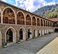 Monastery in the mountains of Cyprus Royalty Free Stock Photo