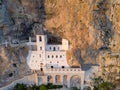 Monastery of Ostrog is a monastery of Serbian Orthodox Church placed against an almost vertical rock of Ostroska Greda, Montenegro