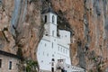 Monastery of Ostrog is a monastery of Serbian Orthodox Church placed against an almost vertical rock of Ostroska Greda