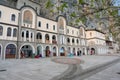 Monastery of Ostrog is a monastery of Serbian Orthodox Church placed against an almost vertical rock of Ostroska Greda