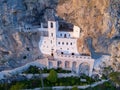 Monastery of Ostrog is a monastery of Serbian Orthodox Church placed against an almost vertical rock of Ostroska Greda, Montenegro