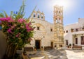 Monastery of Panagia Tourliani in Ano Mera village, Mykonos islands, Greece