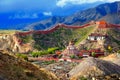 Monastery Pelkor Chode and Kumbum stupa in Gyantze