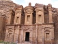 Monastery at Petra Royalty Free Stock Photo