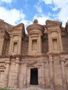 Monastery at Petra Royalty Free Stock Photo