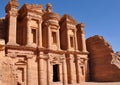 Monastery at Petra-Jordan Royalty Free Stock Photo