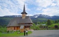 The Monastery Pietroasa Borsa, at the foot of Pietrosul Rodnei Peak.