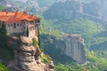Monastery of Rousanou, Meteora, Greece Royalty Free Stock Photo