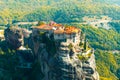 Monastery of Rousanou, Meteora, Greece Royalty Free Stock Photo