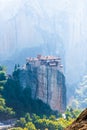 Monastery of Rousanou, Meteora, Greece Royalty Free Stock Photo