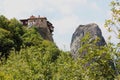 Monastery of Rousanou St. Barbara in Meteora rock formation Kalambaka Greece